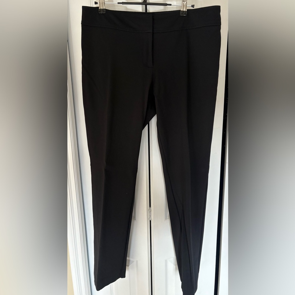 Classic black womens dress pants by Canadian designer Iris Setlakwe